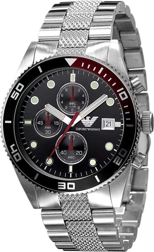 MENS EMPORIO ARMANI CHRONOGRAPH WATCH AR5855 ##BRAND NEW##