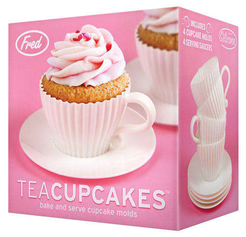 BAKE & SERVE CUPCAKES 4 CUPS 4 SAUCERS  ##BRAND NEW##
