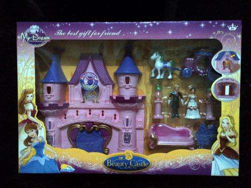 PRINCESS BEAUTY CASTLE WITH HORSE AND CARRIAGE ##BRAND NEW##