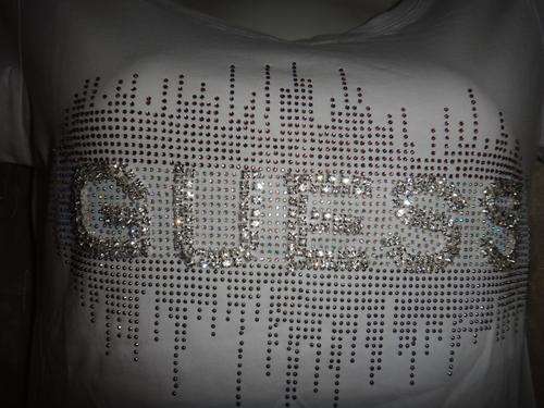 LADIES ORIGINAL GORGEOUS GUESS TOP WHITE ##BRAND NEW##