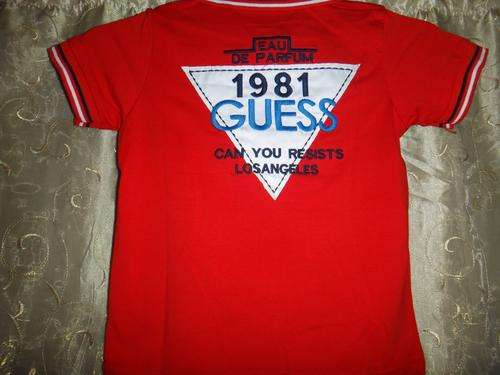 BOYS ORIGINAL GUESS T-SHIRT RED ##BRAND NEW##
