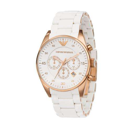 Womens emporio armani watch discount
