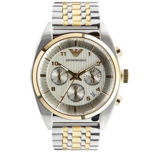 MENS EMPORIO ARMANI CHRONOGRAPH WATCH AR0396 ##BRAND NEW##