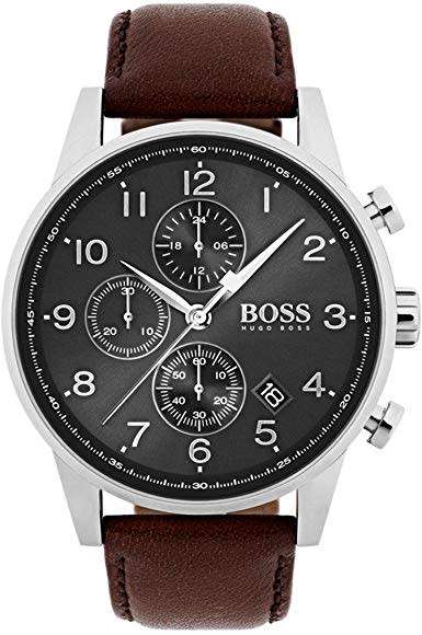 MENS HUGO BOSS NAVIGATOR CHRONOGRAPH WATCH 1513494 ##BRAND NEW##