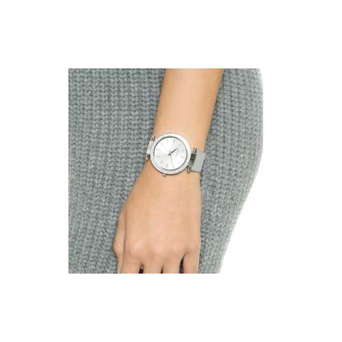 Ladies Michael Kors Silver Mesh Darci Watch MK3367