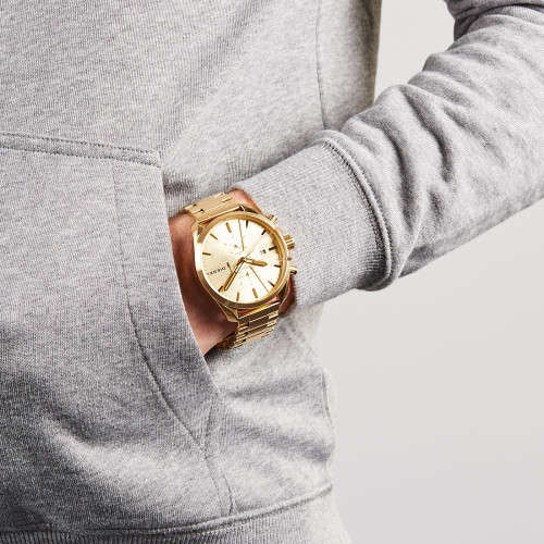 MENS DIESEL MS9 GOLD CHRONOGRAPH WATCH DZ4475 ##BRAND NEW##