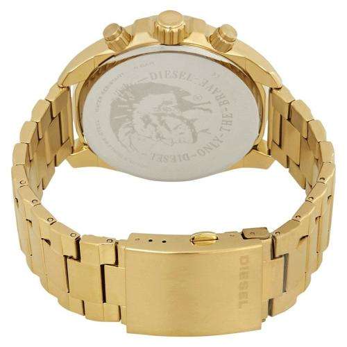 MENS DIESEL MS9 GOLD CHRONOGRAPH WATCH DZ4475 ##BRAND NEW##