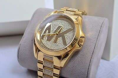 LADIES MICHAEL KORS BRADSHAW CRYSTAL GLITZ WATCH MK6487 ##BRAND NEW##