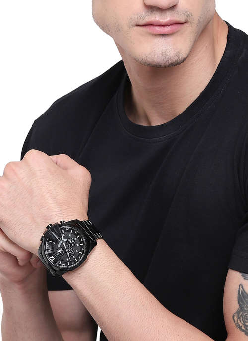 MENS DIESEL MEGA CHIEF CHRONOGRAPH WATCH DZ4283 ##BRAND NEW##