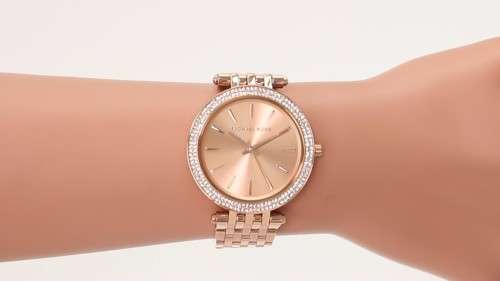 LADIES MICHAEL KORS DARCI ROSE GOLD WATCH MK3192 ##BRAND NEW##