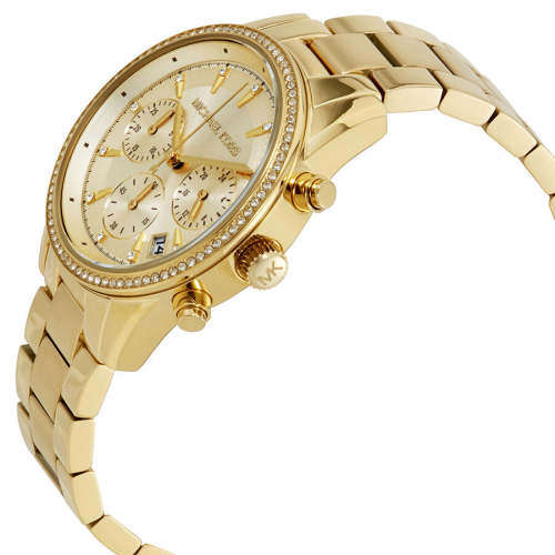 LADIES MICHAEL KORS RITZ GOLD WATCH MK6356 ##BRAND NEW##