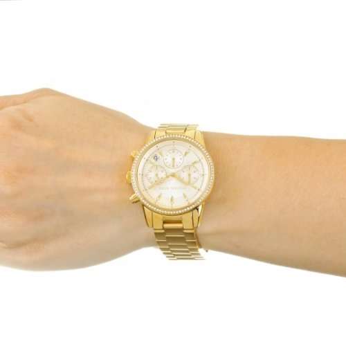 LADIES MICHAEL KORS RITZ GOLD WATCH MK6356 ##BRAND NEW##