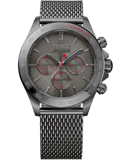 MENS HUGO BOSS TALENT GUN METAL CHRONOGRAPH WATCH 1513637 ##BRAND NEW##