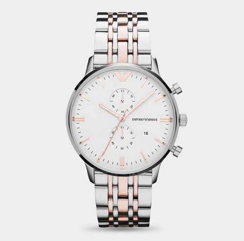 MENS EMPORIO ARMANI CHRONOGRAPH WATCH AR0399 ##BRAND NEW##