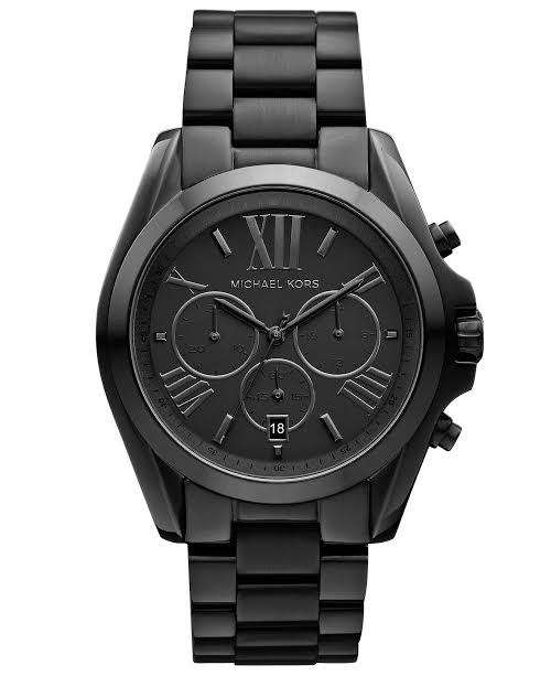 Michael Kors Oversized Slim Runway Black Tone Watch MK5550