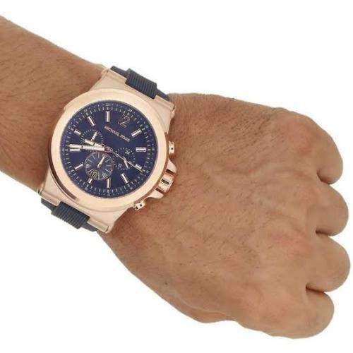 MENS MICHAEL KORS DYLAN BLUE CHRONOGRAPH WATCH MK8295 ##BRAND NEW##