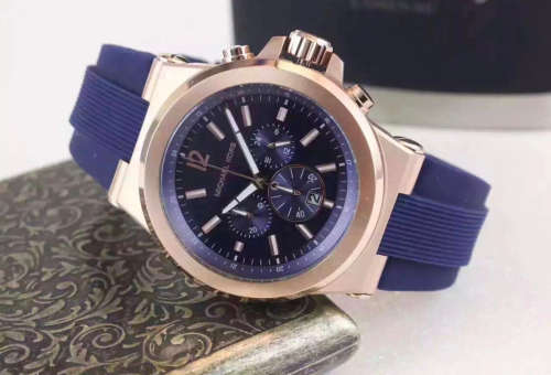 MENS MICHAEL KORS DYLAN BLUE CHRONOGRAPH WATCH MK8295 ##BRAND NEW##