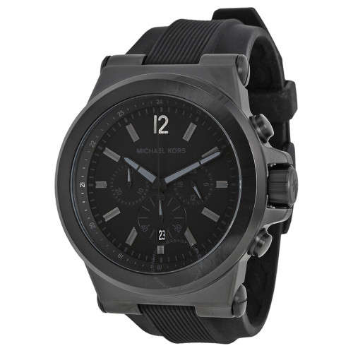 MENS MICHAEL KORS DYLAN BLACK CHRONOGRAPH WATCH MK8152 ##BRAND NEW##