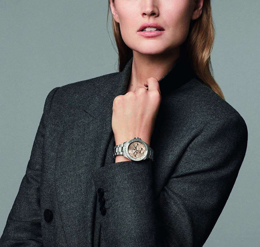 Ladies Hugo Boss Hera Two Tone Chronograph Watch 1502446