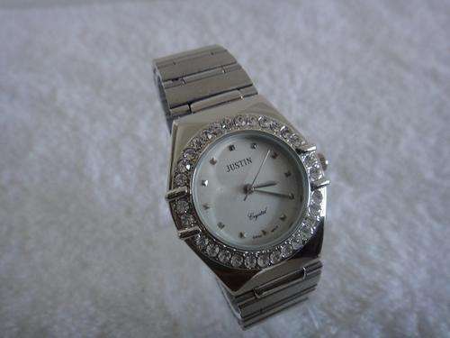 BEAUTIFUL SILVER CRYSTAL LADIES WATCH ##BRAND NEW##