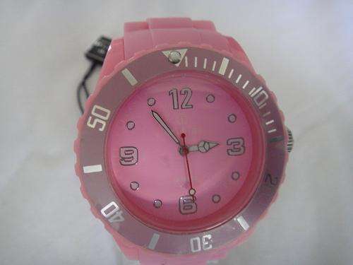 BEAUTIFUL PINK SILICONE LADIES WATCH ##BRAND NEW##