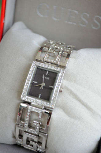 STUNNING NEW GUESS SILVER LADIES BRACELET WATCH ##BRAND NEW##