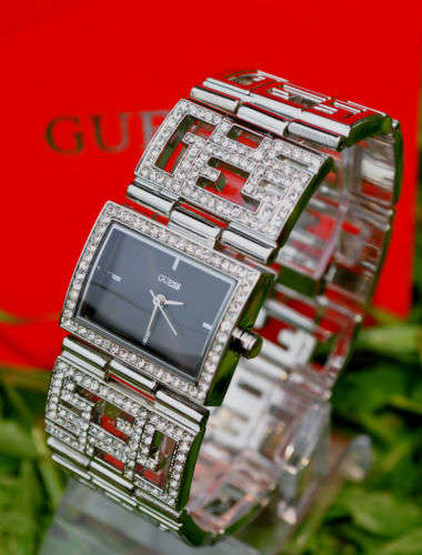 STUNNING NEW GUESS SILVER LADIES BRACELET WATCH ##BRAND NEW##