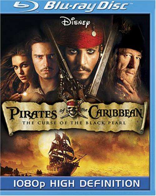 PIRATES OF THE CARIBBEAN THE CURSE OF THE BLACK PEARL BLU RAY ##BRAND NEW SEALED##