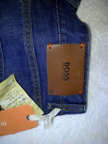 MENS ORIGINAL HUGO BOSS ORANGE JEANS REGULAR FIT ##BRAND NEW##