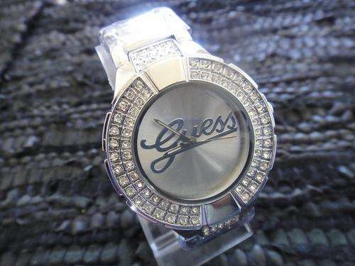 SILVER GUESS LADIES WATCH ##BRAND NEW##