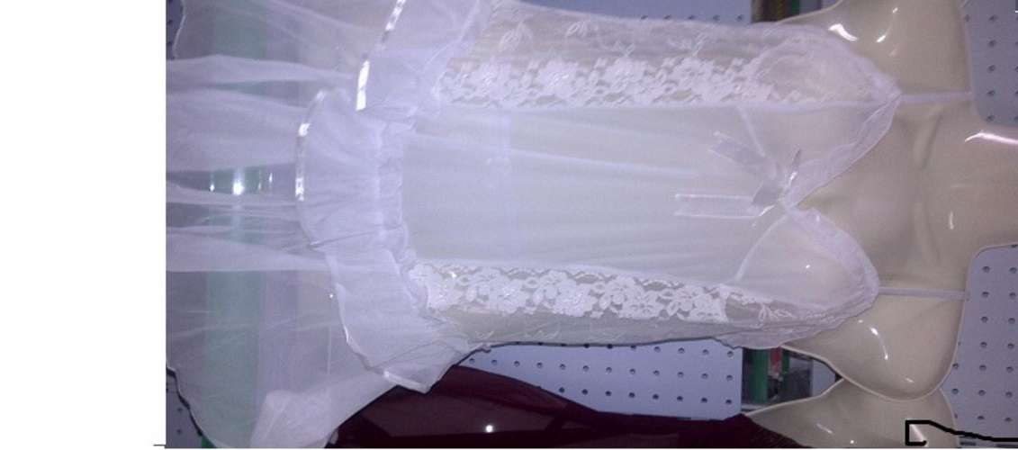 GORGEOUS WHITE LINGERIE DRESS SET ##BRAND NEW##