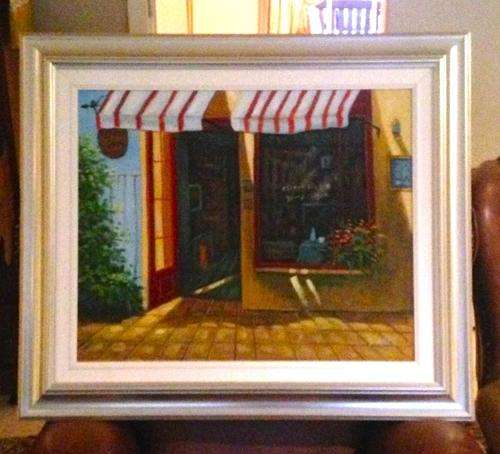 Oil painting on canvas - beautiful frame