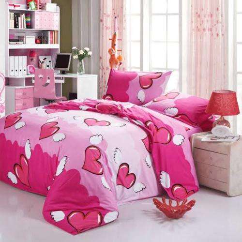6Pcs Angel heart duvet cover sets