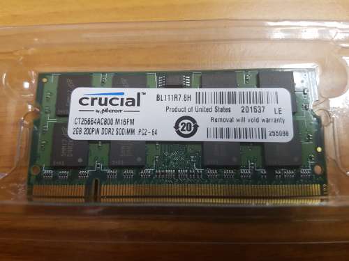 Crucial 2GB DDR2-800 SODIMM