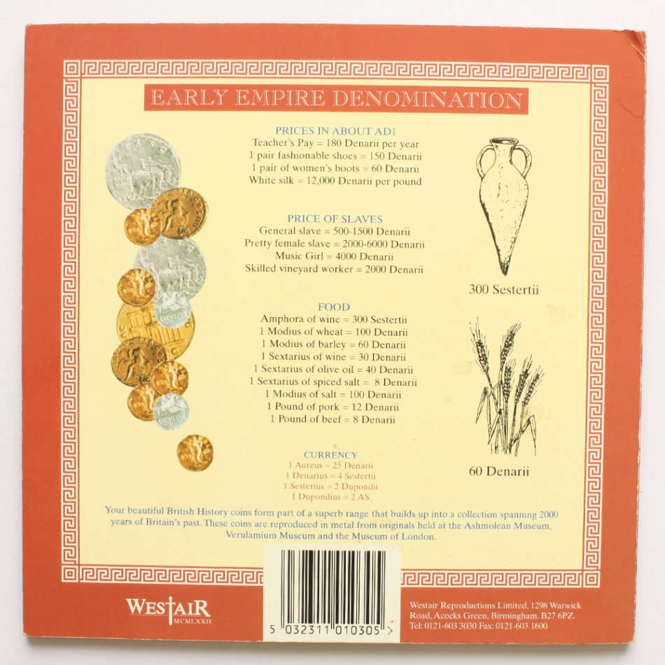 Reproduction Roman Coins Set