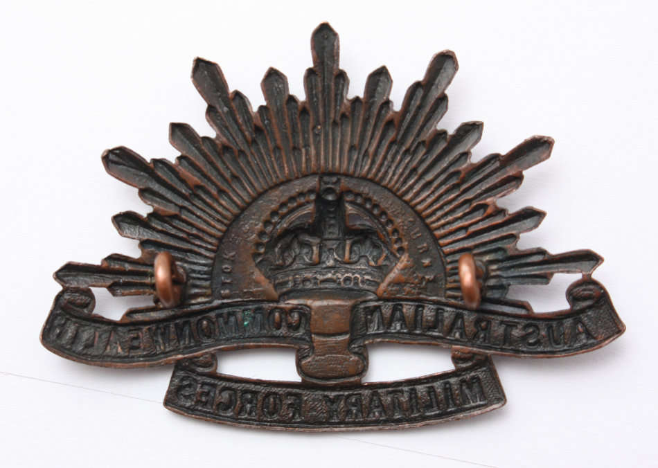 WW1 Australia Rising Sun Hat/Cap Badge ANZAC