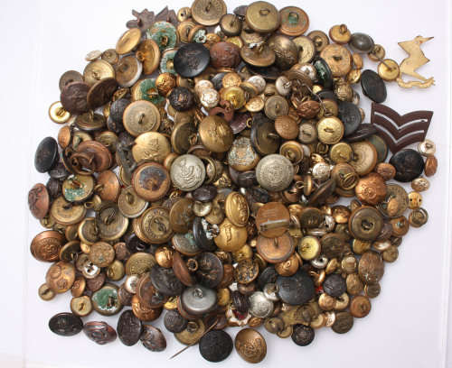 Assorted Military Buttons etc - Lot #3