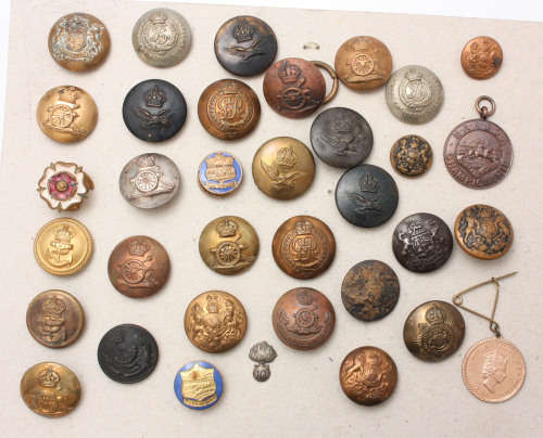 Assorted Military Buttons etc - Lot #3