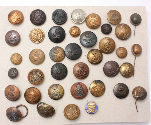 Assorted Military Buttons etc - Lot #3