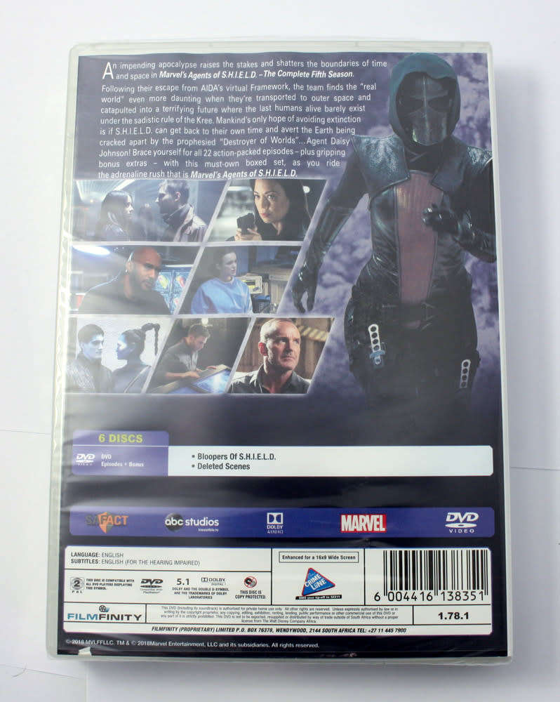 Marvel Agents of SHIELD 5th Season DVD
