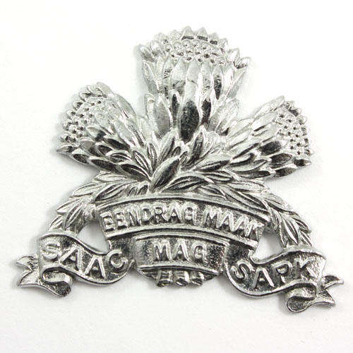 SA Armoured Corps Cap Badge