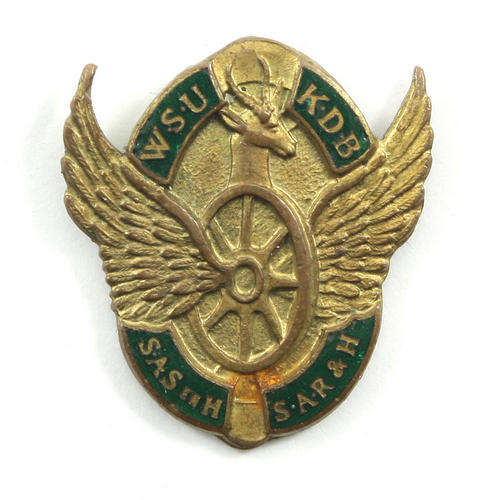 South African Railways and Harbours Button Badge SARH