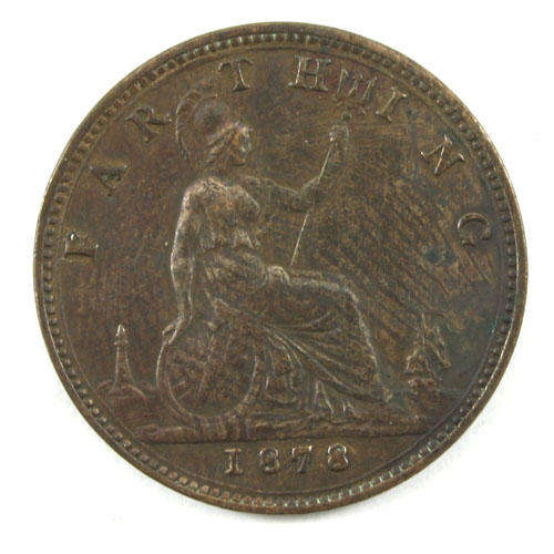Farthing England - 1878