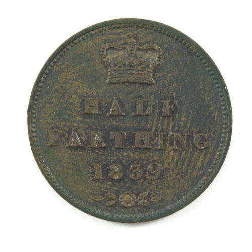 Half Farthing England -1839