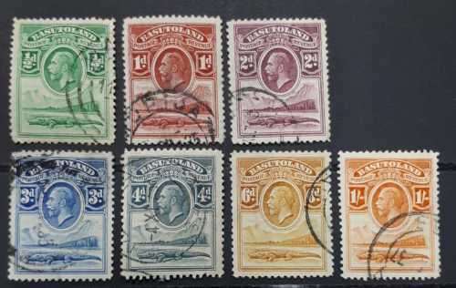 Basutoland Group of Seven KGV Stamps - 1933 (Catalogue R 425.00)