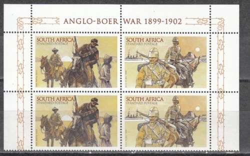 RSA Block of Four Anglo-Boer War Stamps (Face R 15.60)