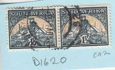 Union Pair of 1 1/2d Mine Gear Stamps