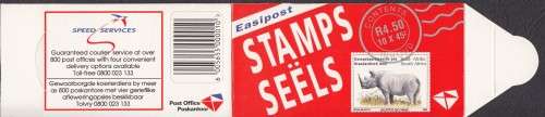 RSA Booklet Rhino (10 X Standard Mail Stamps) 93/3 (19)
