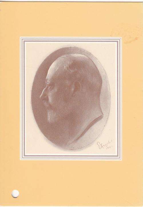 GB Post Card Showing the Emic Fuchs Portrait of King Edward VII (Unused). As Image.