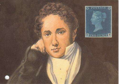 GB Post Card Two Penny Blue / Charle Heath (Post Reformer)(Unused). As Image.